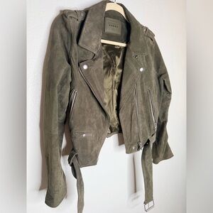 BLANKNYC Suede Moto Jacket Size Medium